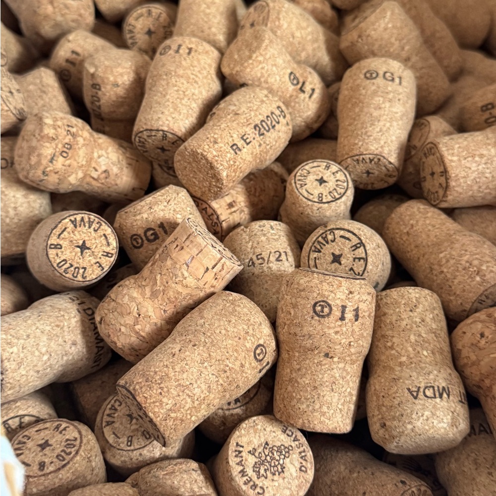 100 Natural, Champagne, Cork Stoppers, DIY, Weddings, Crafts, Decor, Party, Home